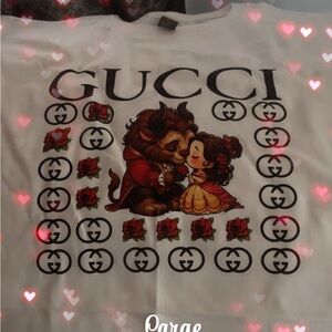 Gucci White Graphic T-Shirt